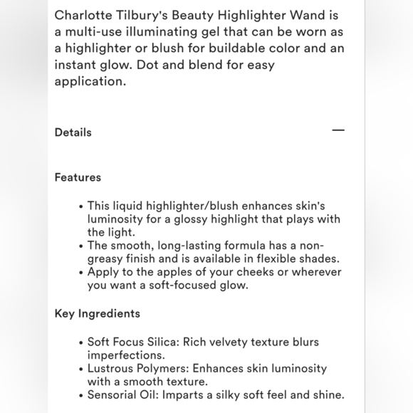 Charlotte Tilbury Beauty Highlighter Wand Pillow Talk Original - Picture 12 of 13